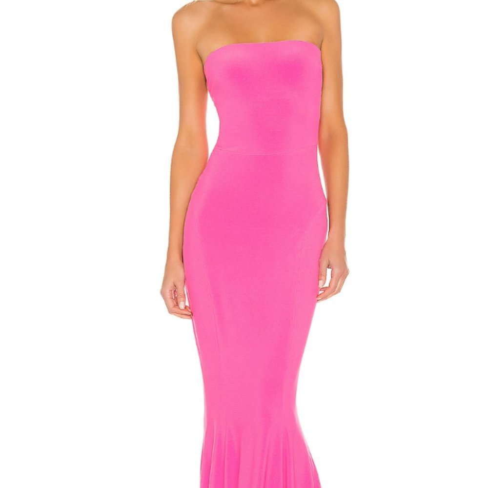 NORMA KAMALI X REVOLVE Strapless Fishtail Gown
